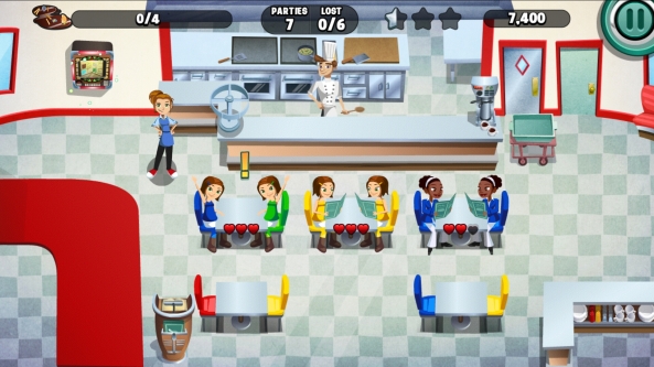 Diner Dash Rush is simple and fast, but it's also monotonous (review)